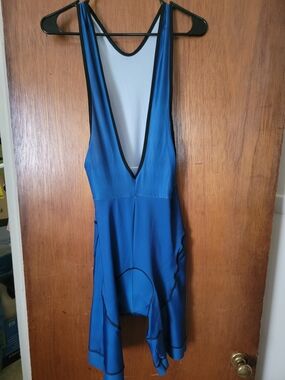 Blue Cycling Bib